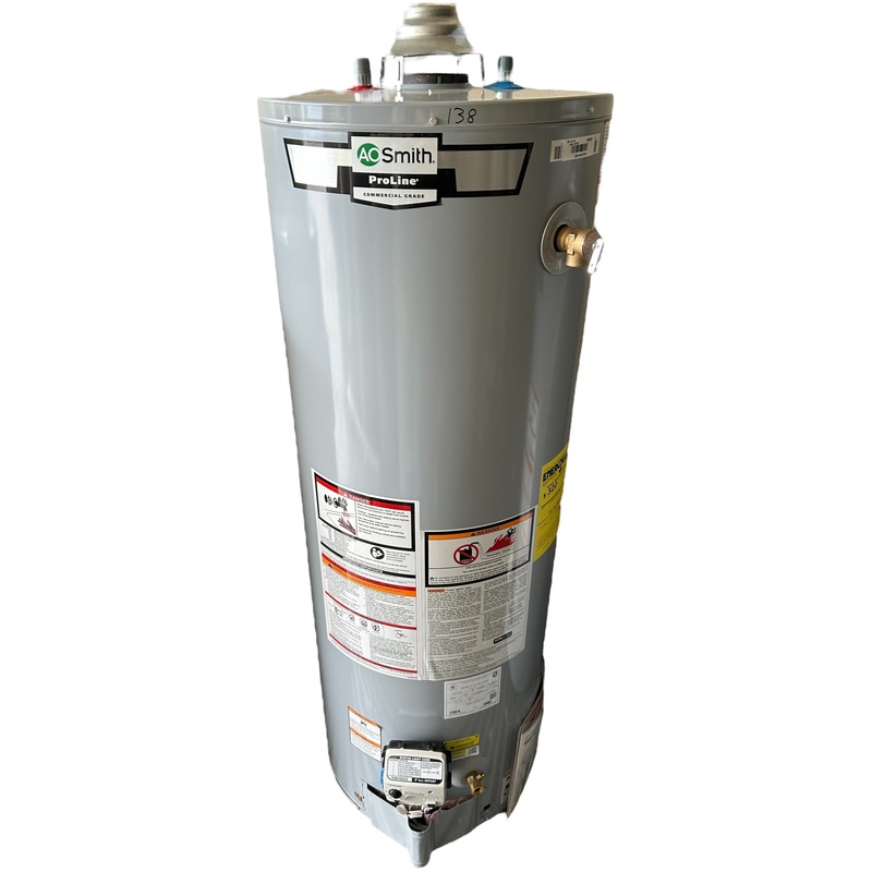 AO Smith, XCR-40 410, 40-GALLON, (61.75T X 20W), ProLine, Atmospheric Vent, Tall, Natural Gas, Water Heater -IN STORE PICKUP ONLY