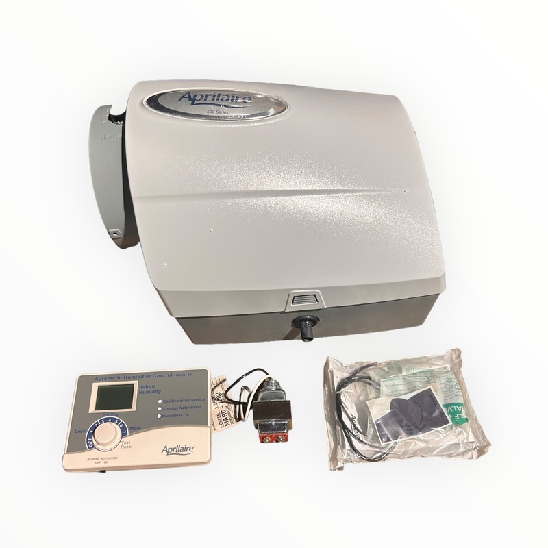 Aprilaire, Model 500M, Automatic Control, Humidifier, Whole House, w/ Manual Humidistat