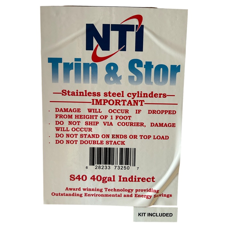 NTI, Trin & Stor, S40, 40gal, Indirect, Boiler