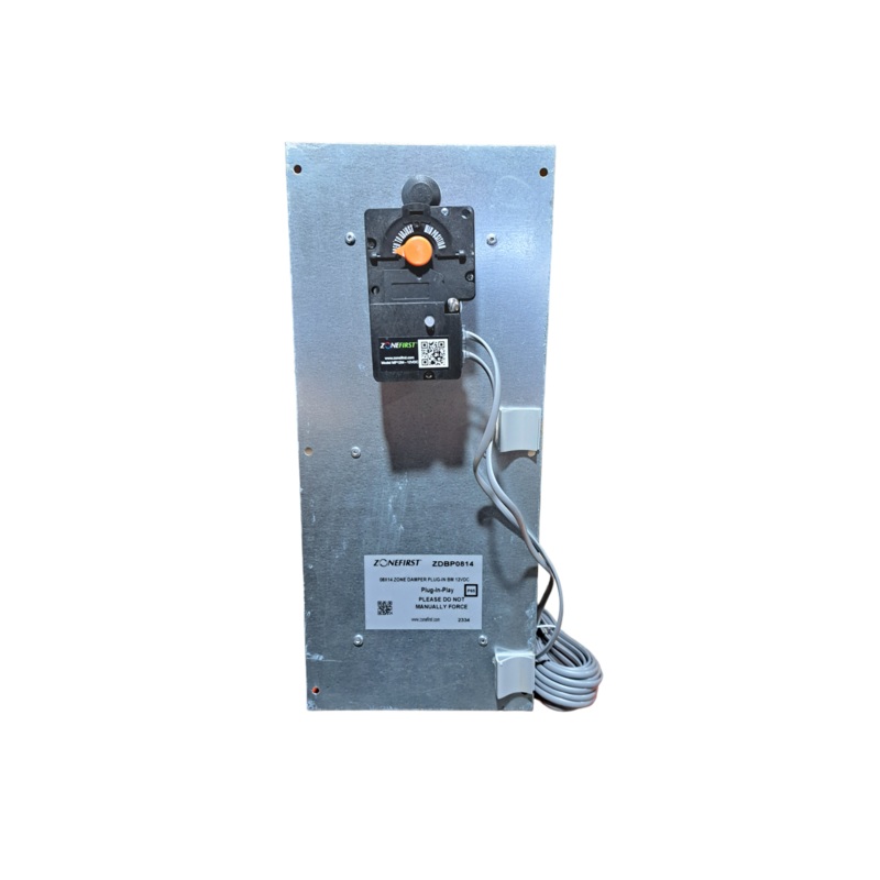ZONEFIRST, ZDBP0814, 08×14, Zone Damper, Plug-in, Bm 12vdc – NEW NO BOX