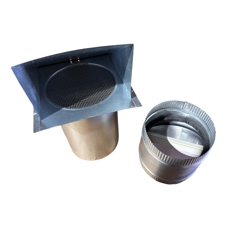 Broan, BD6, Pressure Relief Damper, w/ Wall Cap, NO COLLAR
