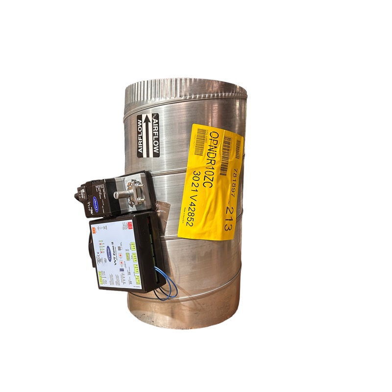 Carrier, OPNDR10ZC, 10, Round Zone Damper, w/ i-Vu VVT Zone II Controller
