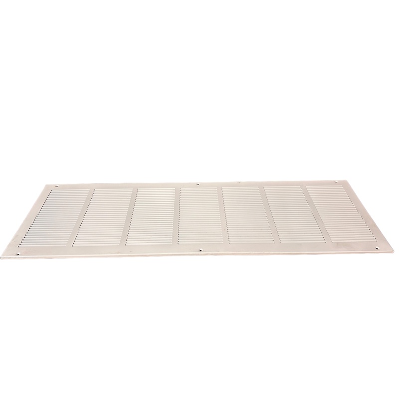 TRUaire , TRU17336X10, Stamped Return Grille, 36 x 10 in, 1/3 in Spacing, Steel, White