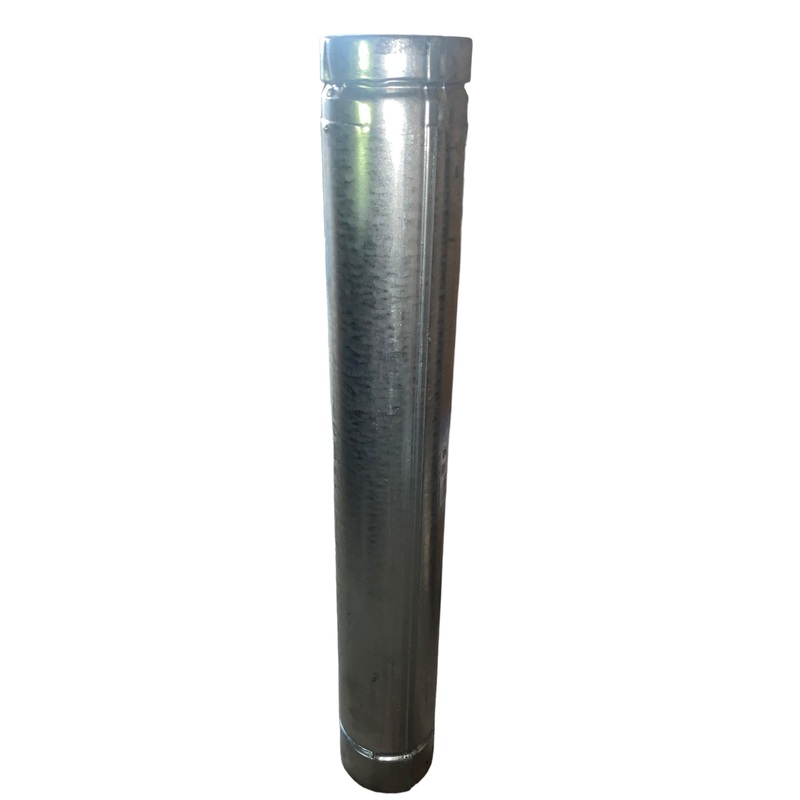 (6 Pack) DuraVent 4 Round B-Vent 24 Length Pipe – 4BV24