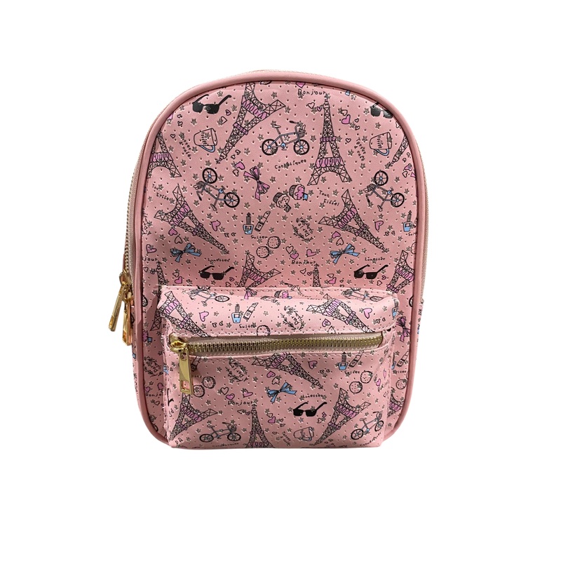 Blush Kiss, Light Pink, Paris, Mini BackPack/ Purse