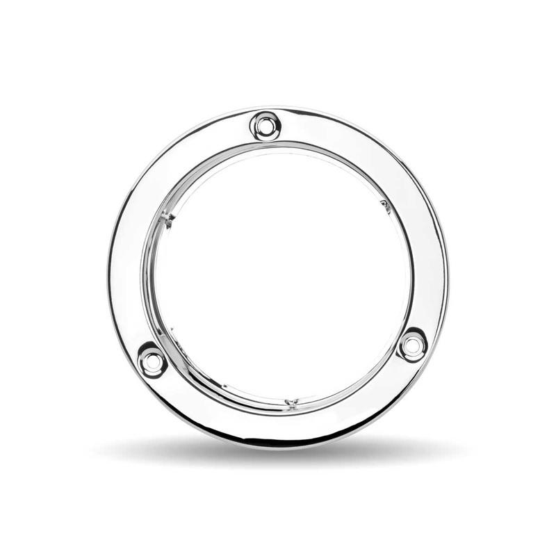 4 round stainless steel mounting flange for Dual Revolution lights