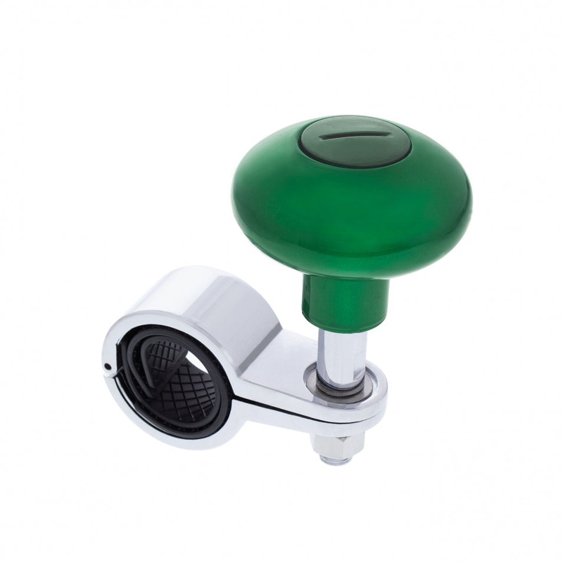 Emerald Green plastic steering wheel spinner knob