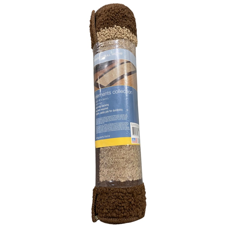 Essential Home, Brown, Taupe, Rug, 20×54