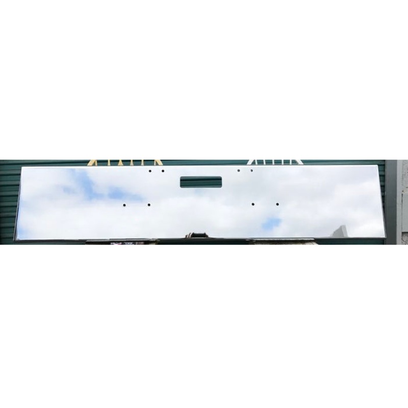 Freightliner Classic -2001 premium 8 gauge chrome 18 boxed end bumper w/standard mounting holes & single tow hole with step