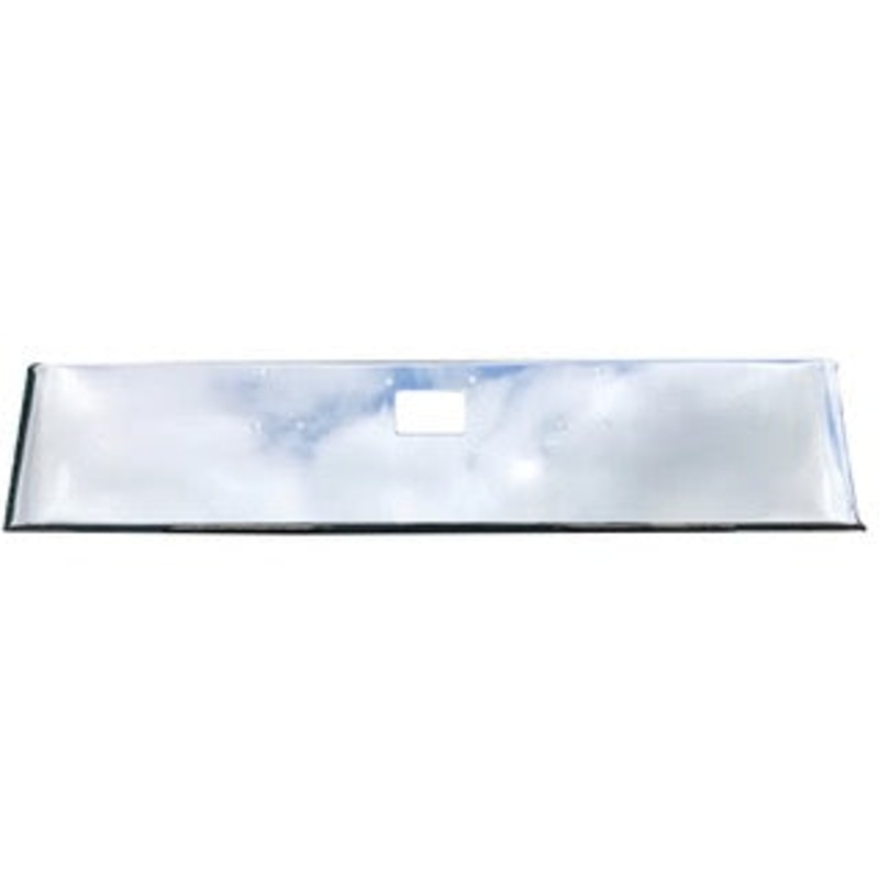 Peterbilt 379 premium 8 gauge chrome 18 rolled end bumper w/standard tow & mounting holes