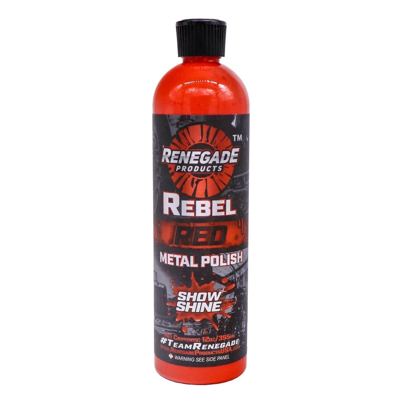 Rebel Red liquid metal polish – 12 oz bottle