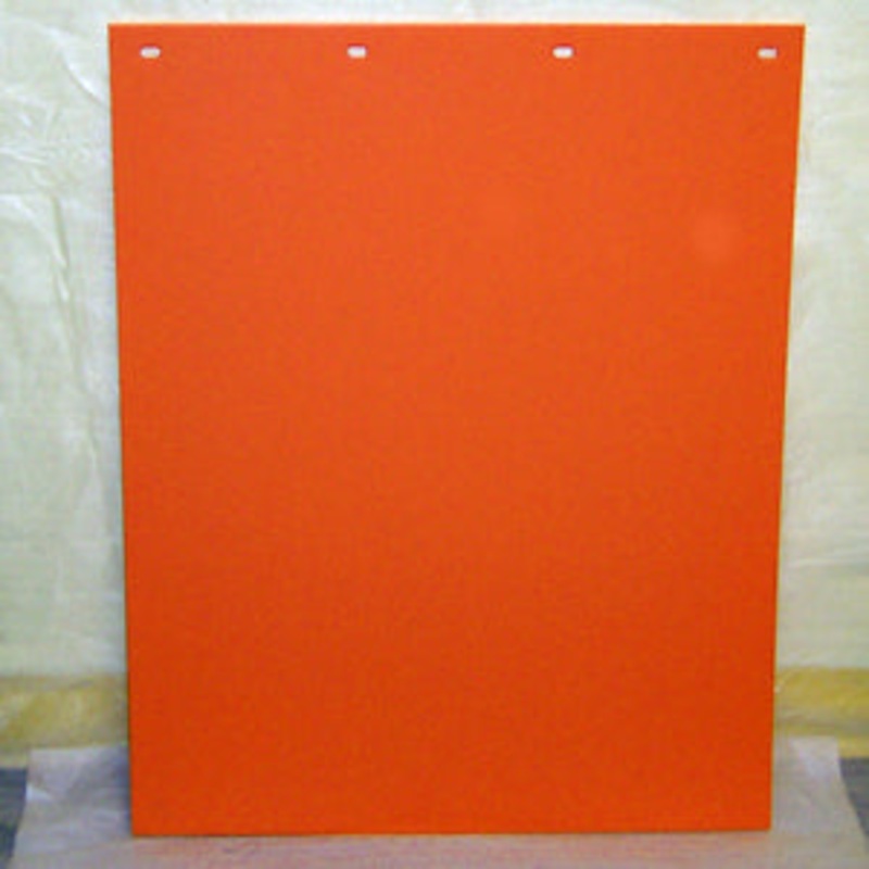 24 x 30 bright colored plastic mudflap – Orange