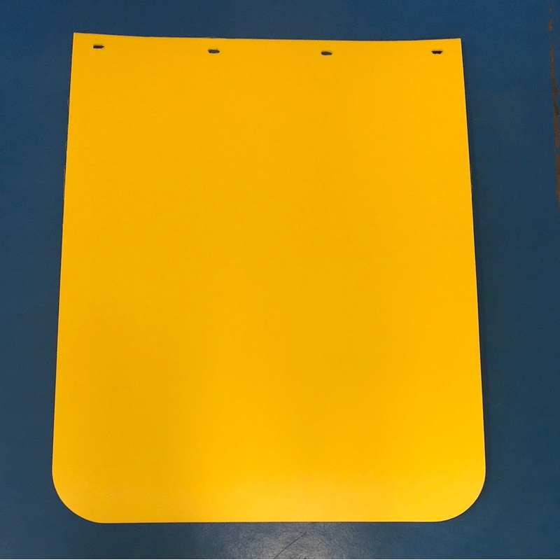 24 x 30 bright colored plastic mudflap – Yellow