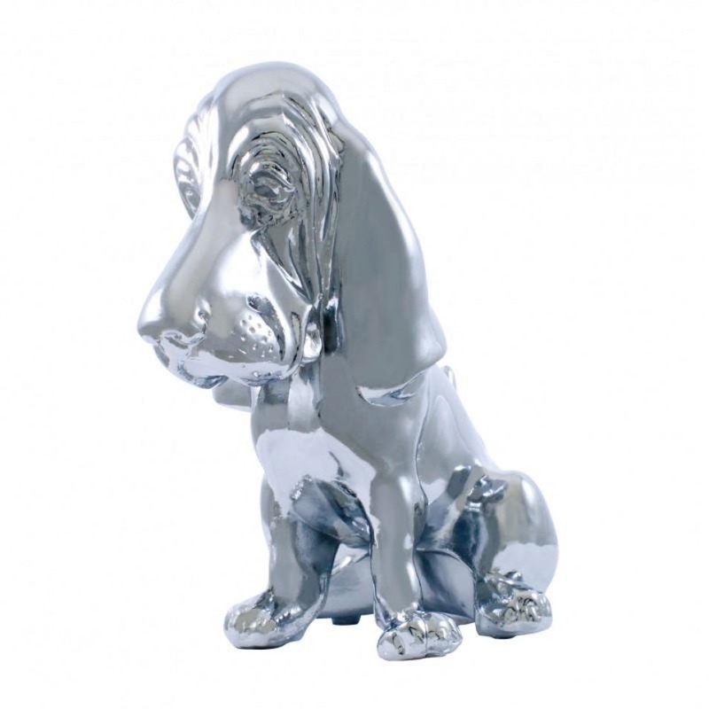 Bassett Hound chrome hood ornament
