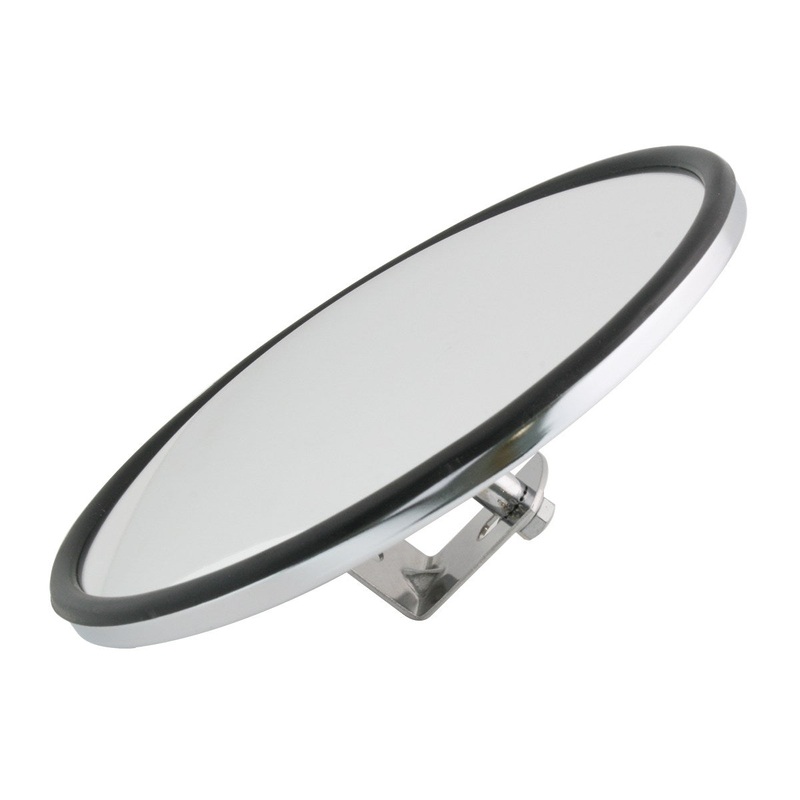 Chrome 6 convex blind spot mirror w/ball stud mount