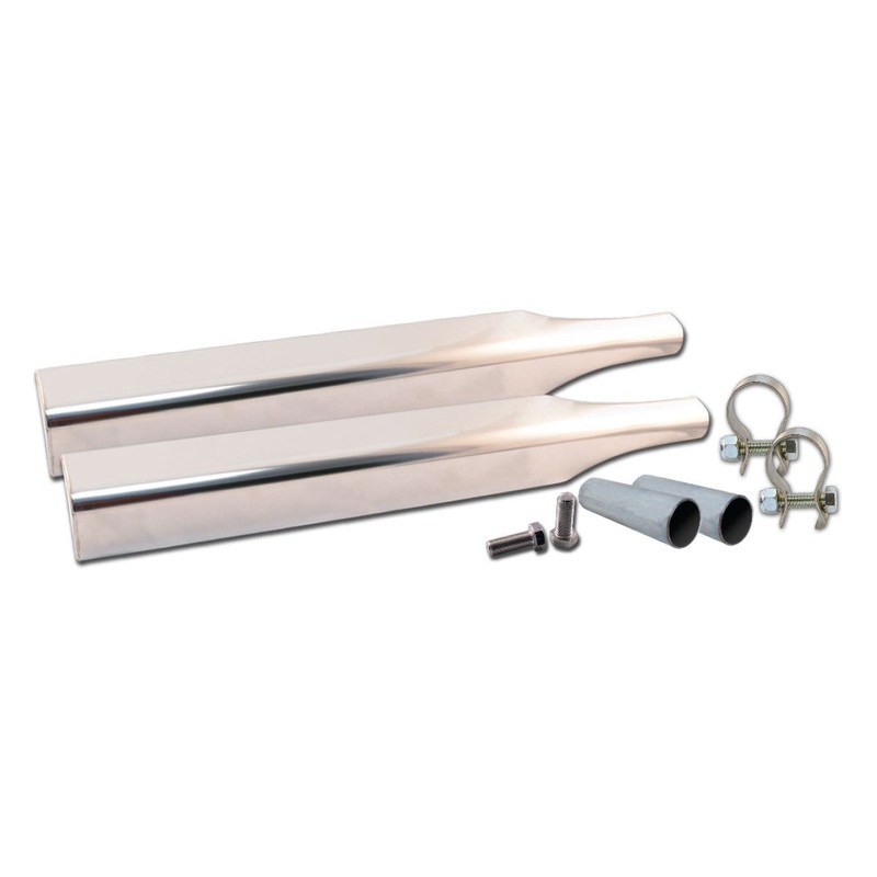 FRONT ARMS ONLY for one pair of stainless steel half fenders – rear supports not included