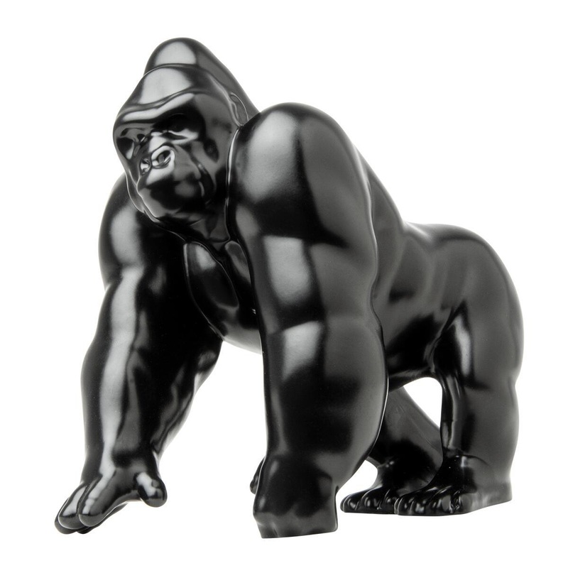 Gorilla King black hood ornament