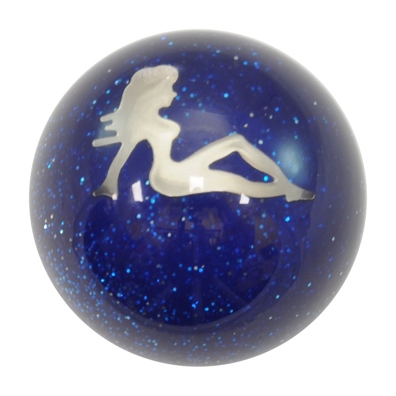 Mudflap Girl 2.25 diameter round gear shift knob