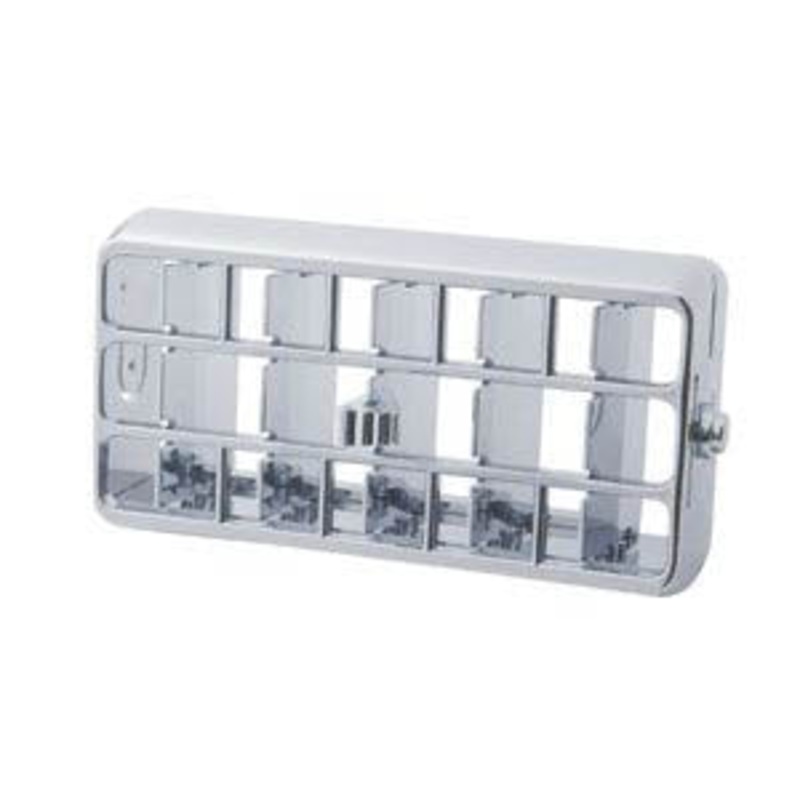 Peterbilt 2001-2005 chrome plastic air conditioner/heater vent