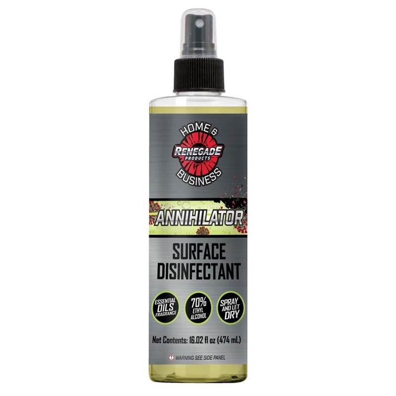 Rebel Annihilator surface disinfectant spray – 16 oz bottle