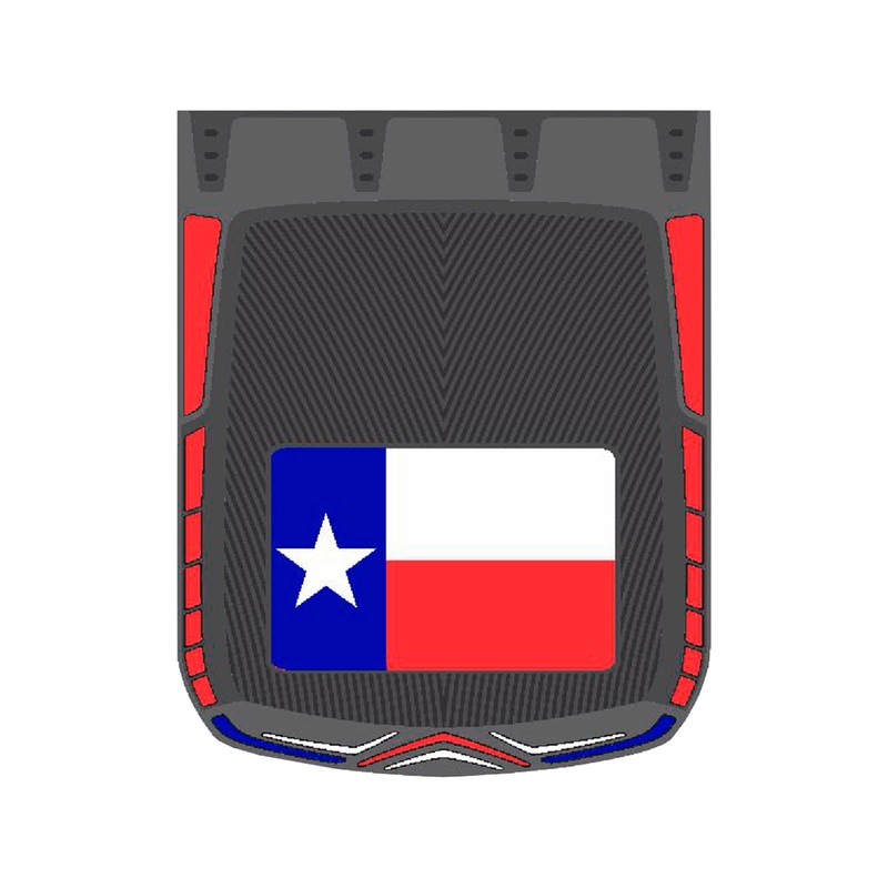 Texas Flag 24 x 30 colored rubber mudflap – PAIR