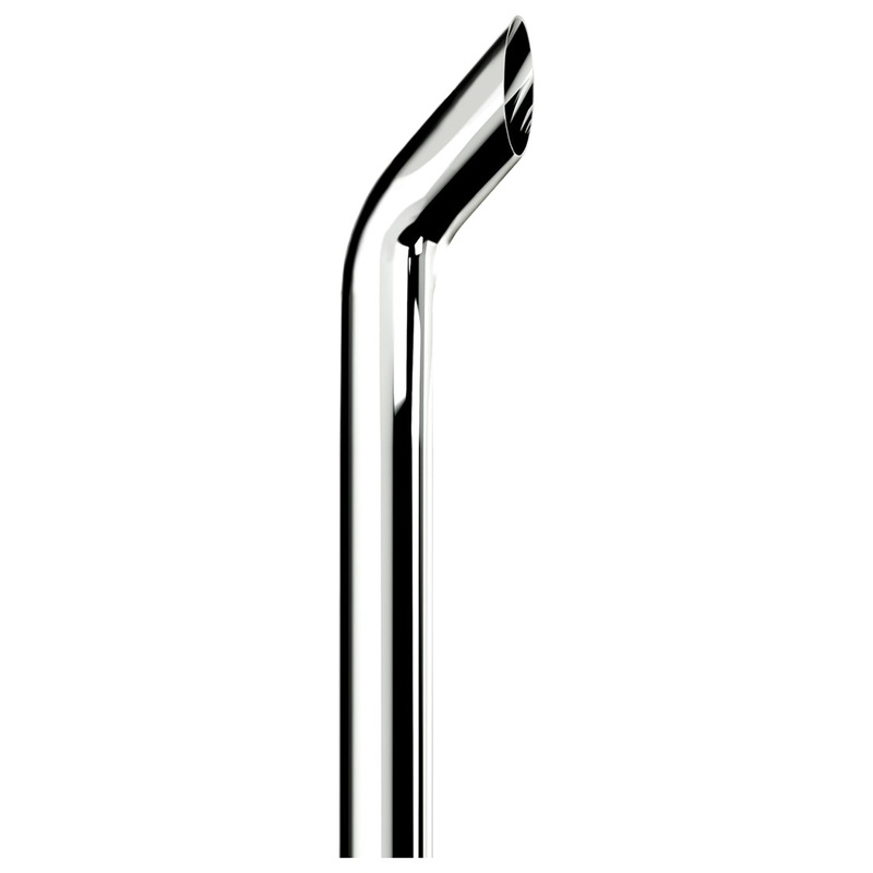48 tall Cowboy chrome exhaust tip – 7 diameter, reduced to 5