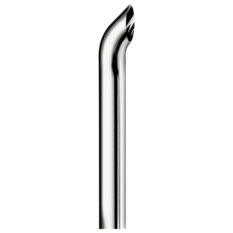 48 tall Hoosier chrome exhaust tip – 7 diameter, reduced to 5