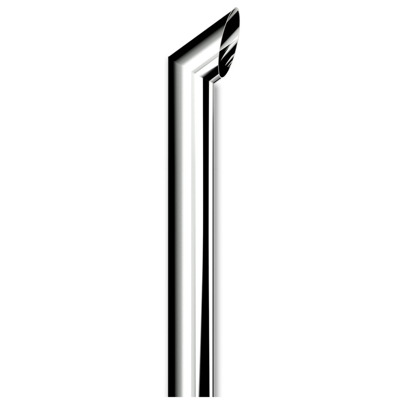 60 tall Desperado chrome exhaust tip – 6 diameter, reduced to 5