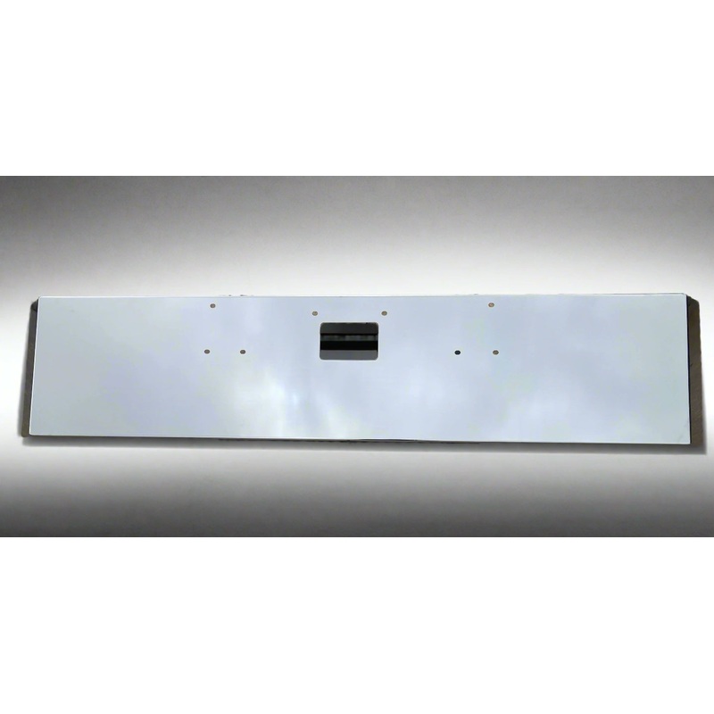 Peterbilt 379 chrome 20 mitered end bumper with standard tow & mounting holes