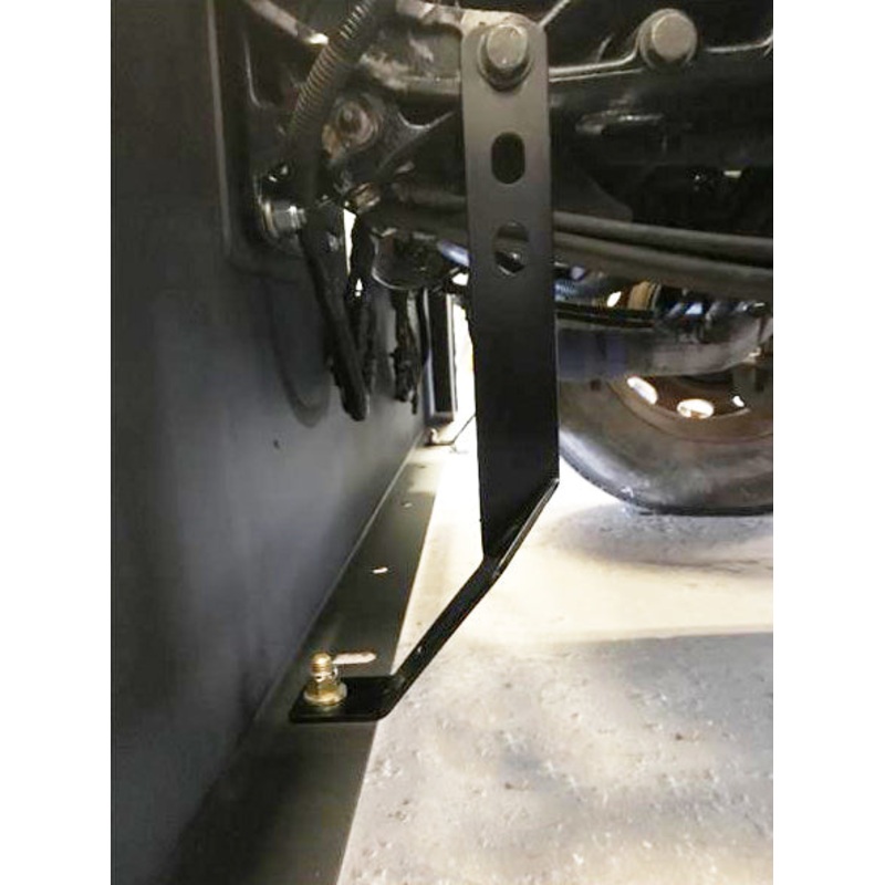 Peterbilt 379 steel bumper support brackets – PAIR