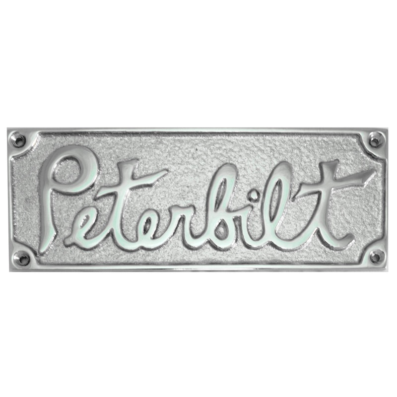 Peterbilt old-style rectangular emblem – plain
