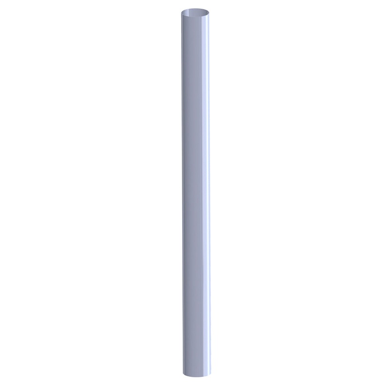 108 tall Stove Pipe chrome exhaust tip – 6 diameter, no reduction