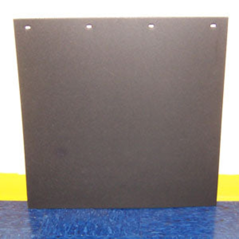 24 x 24 black poly rubber blend mudflap