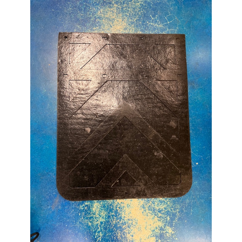 24 x 30 black rubber mud flap, 1/4 thickness – SINGLE