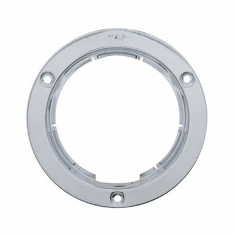 4 round chrome steel mounting flange for watermelon bunk light plates