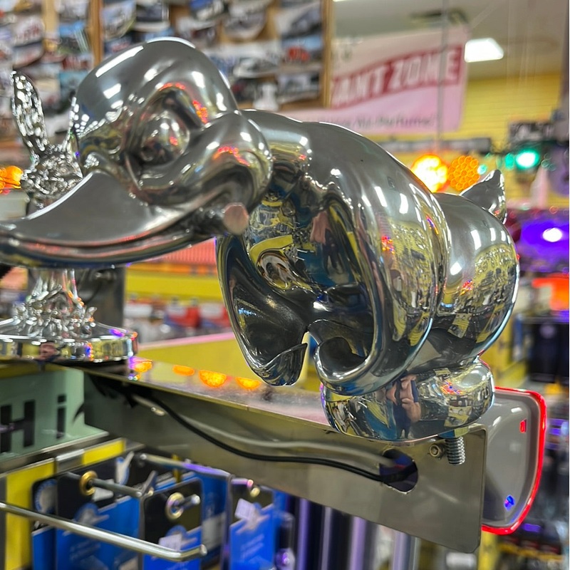 Paintable Convoy / Death Proof angry rubber duck hood ornament w/cigar