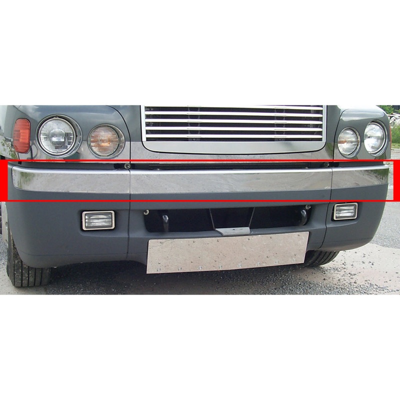 Freightliner Century -2003 stainless steel bumper trim – 3 piece kit