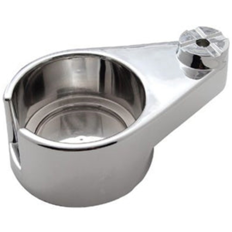 Freightliner Classic/FLD chrome plastic cupholder – passenger’s side