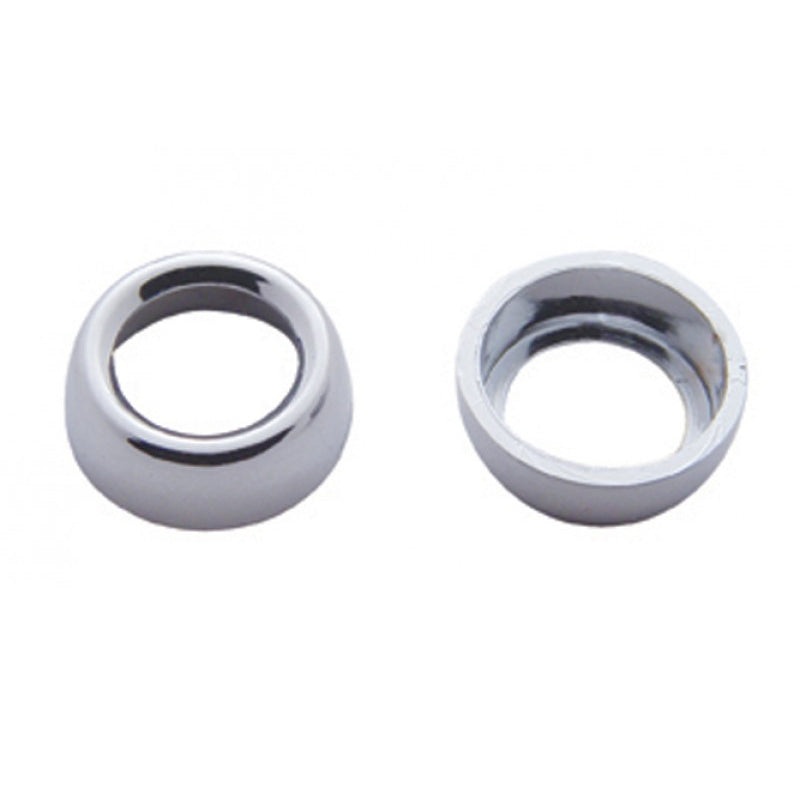 Freightliner Classic/FLD chrome plastic switch nut cover – 6/PACK
