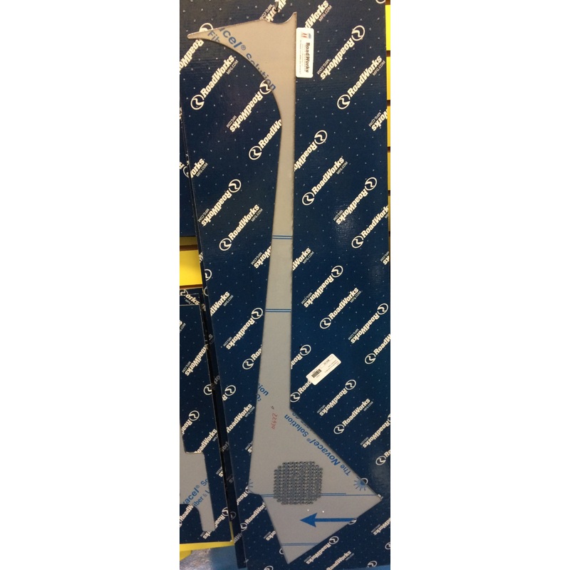 Freightliner Classic/FLD stainless steel headliner trim w/speaker holes – Driver’s Side