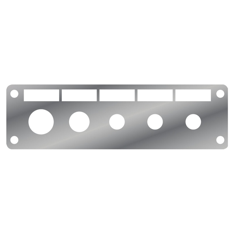 Freightliner Classic/FLD stainless steel ignition switch panel cover