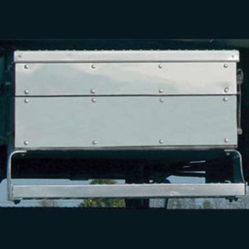 Freightliner Classic stainless steel 31 battery box cover ONLY – 2 piece kit