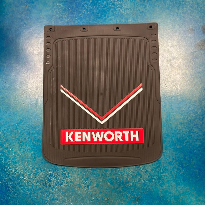 Kenworth 24 x 30 black rigid plastic mudflap – SINGLE