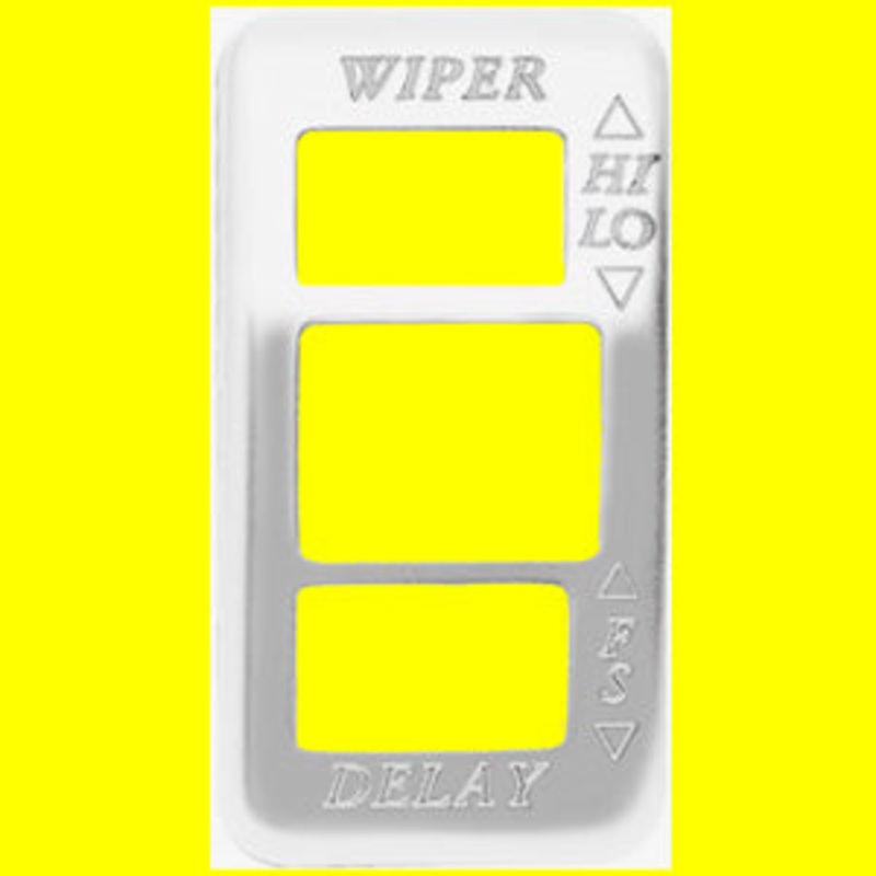 Woody’s Freightliner Century stainless steel washer/wiper control switch plate