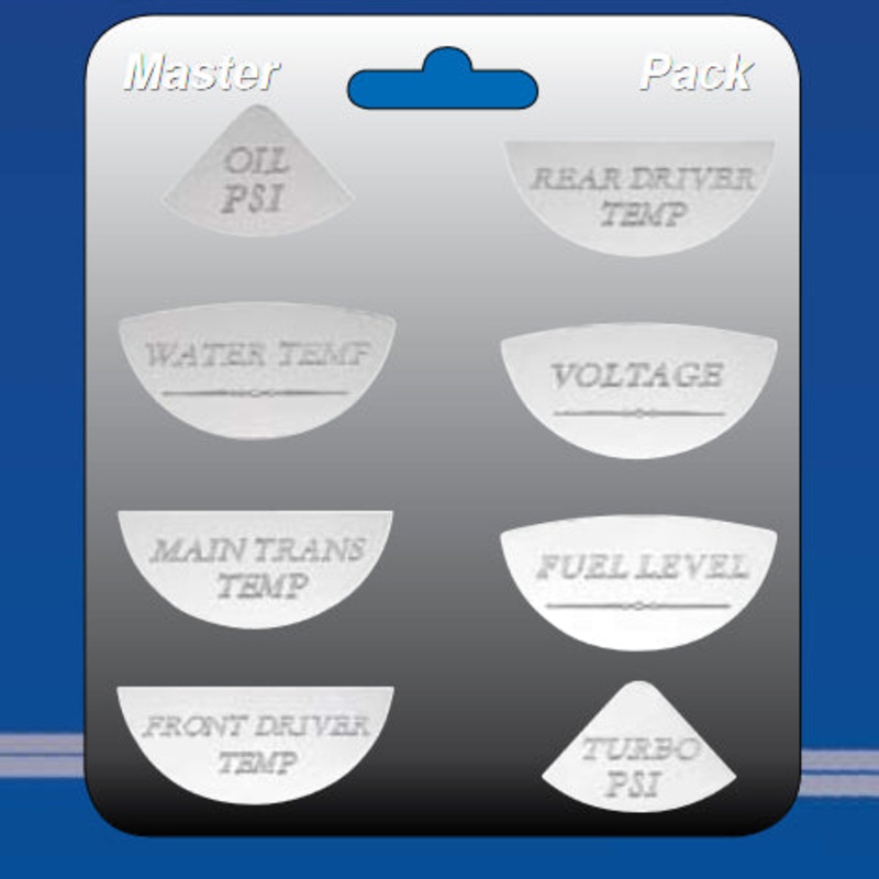 Woody’s Freightliner stainless steel gauge emblems – Master Pack