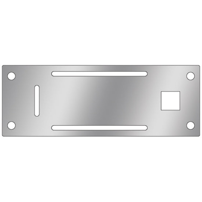 Kenworth -2001 stainless steel air conditoner/heater control cover