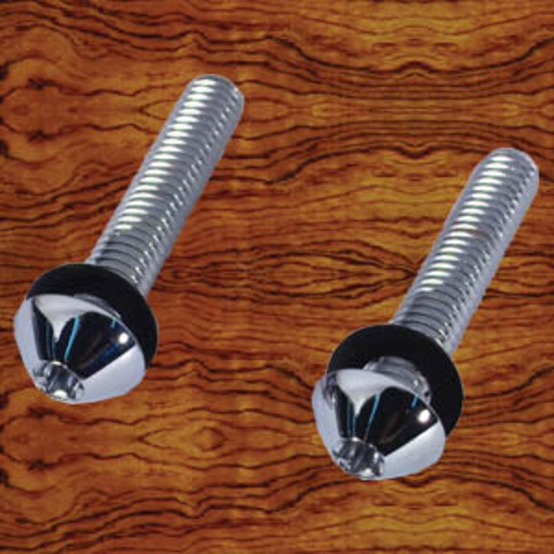 Rockwood Kenworth 1982-2001 chrome stainless steel button head dash panel screws – 6/PACK