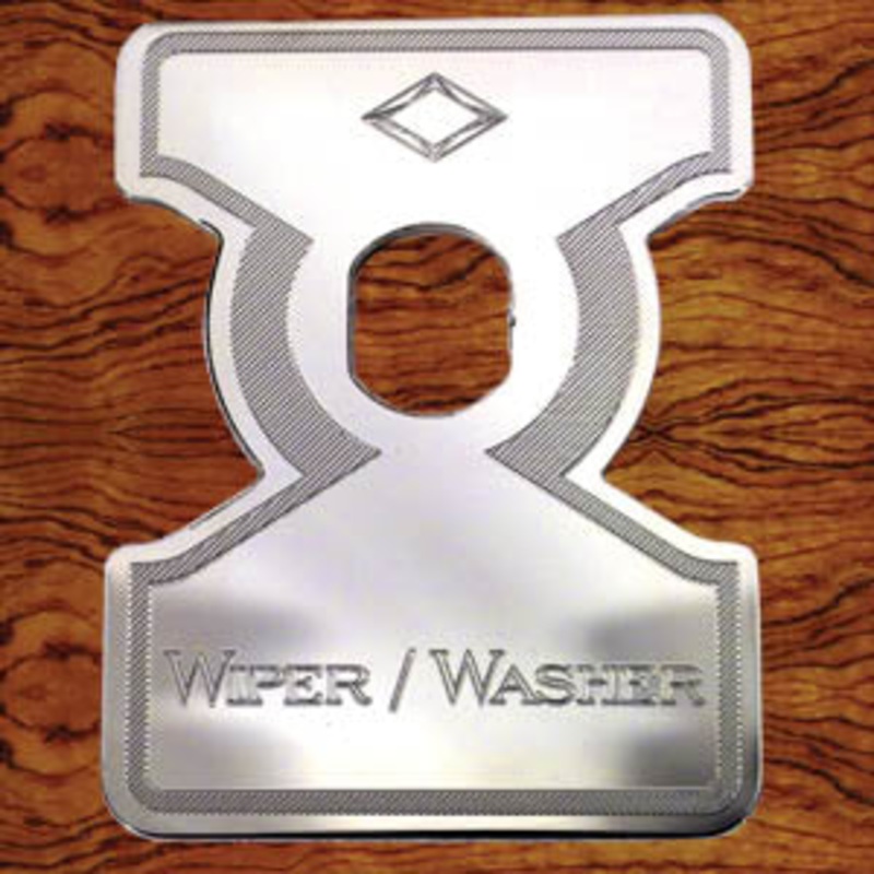 Rockwood Kenworth stainless steel Wiper/Washer switch plate