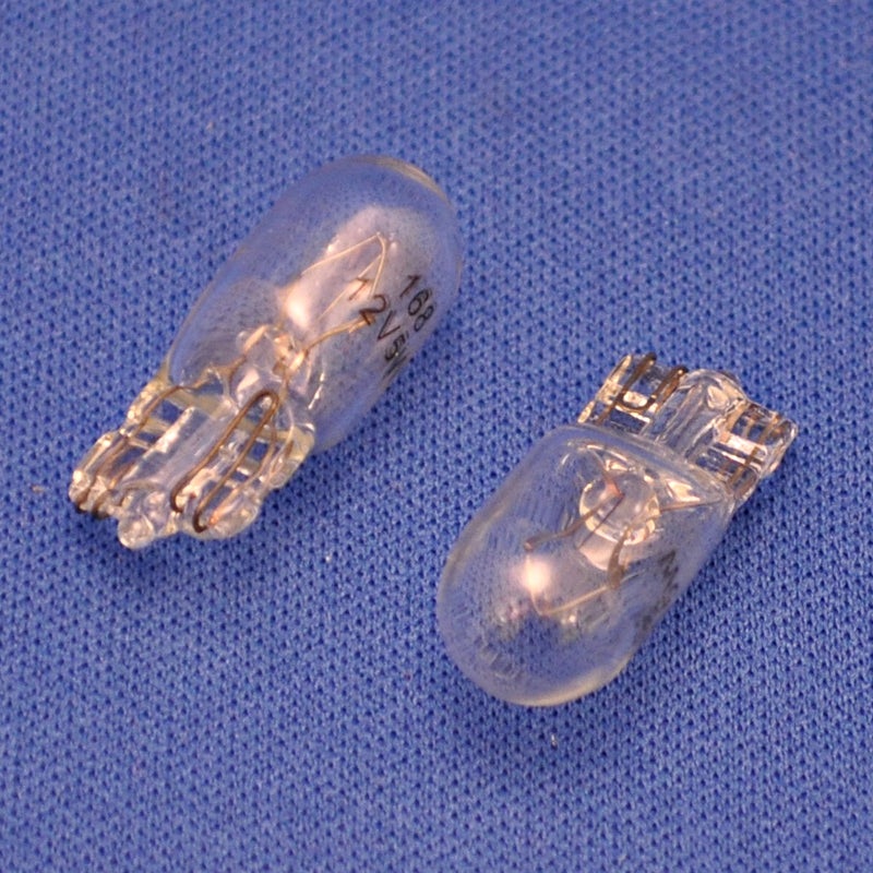 #168 clear glass incandescent light bulb – PAIR