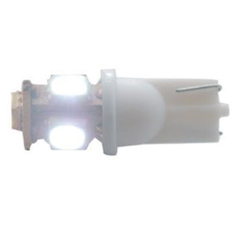194 LED light bulb – 5 diode radial 360-degree – PAIR – White